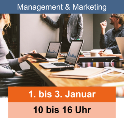 Messe Bild Management und Marketing 1. bis 3. Januar